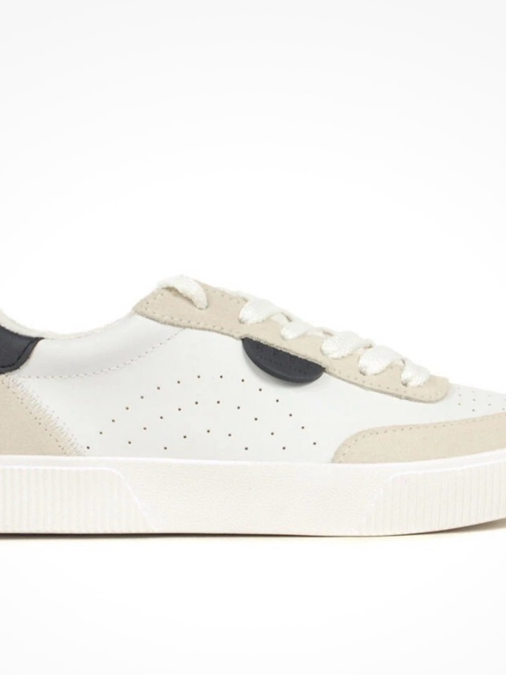 Reef Women's Lay Day Seas White/Black Lese Sneakers